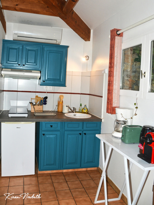 Studio cusine bleu