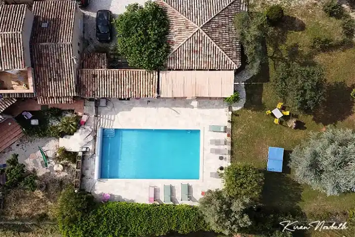 vue verticale drone
